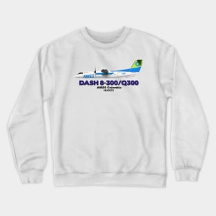 DeHavilland Canada Dash 8-300/Q300 - AIRES Colombia Crewneck Sweatshirt